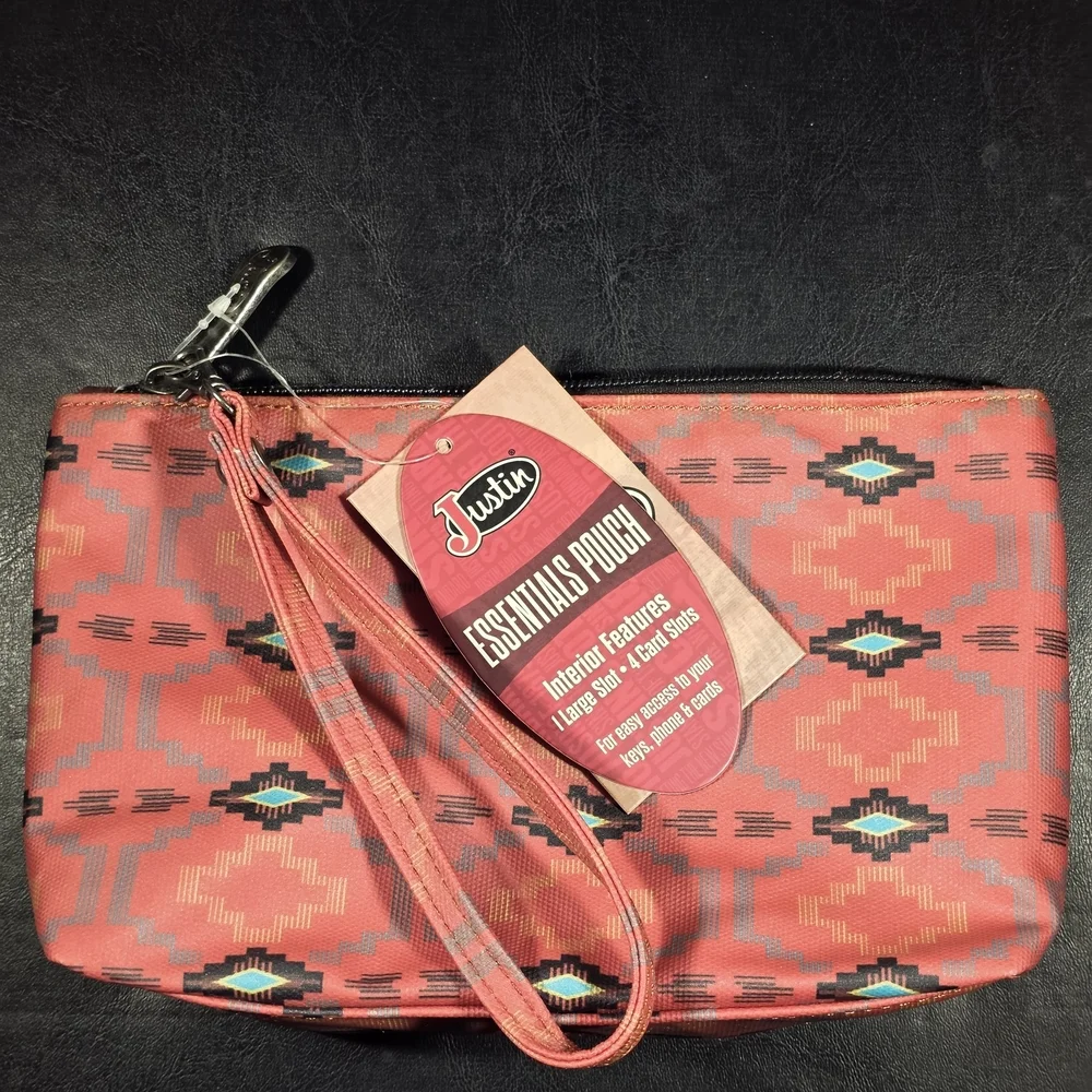 Justin Boots Women's Pink Essentials Pouch